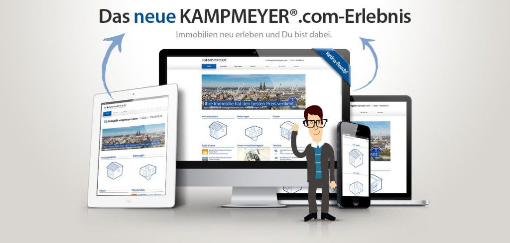 KAMPMEYER.com im neuen Design