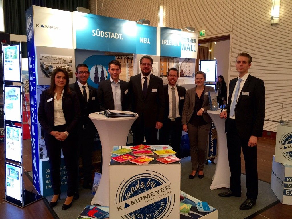 Team KAMPMEYER zur 6. Kölner Immobilienmesse